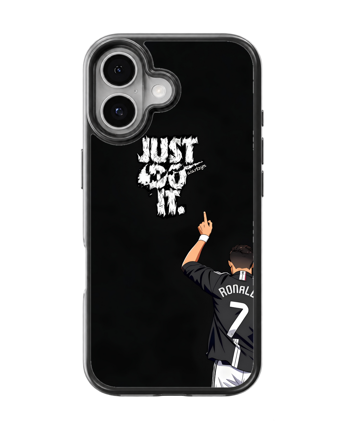 Cristiano Ronaldo Just Do It Premium Glass Covr