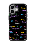 BTS Member Names Black Aesthetic K-Pop Premium Glass Covr