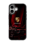 Porsche 911 GT3 Black & Red Luxury Sports Car Premium Glass Phone Covr