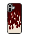 Dark Red Flame Drip Abstract Streetwear Aesthetic Premium Glass Covr