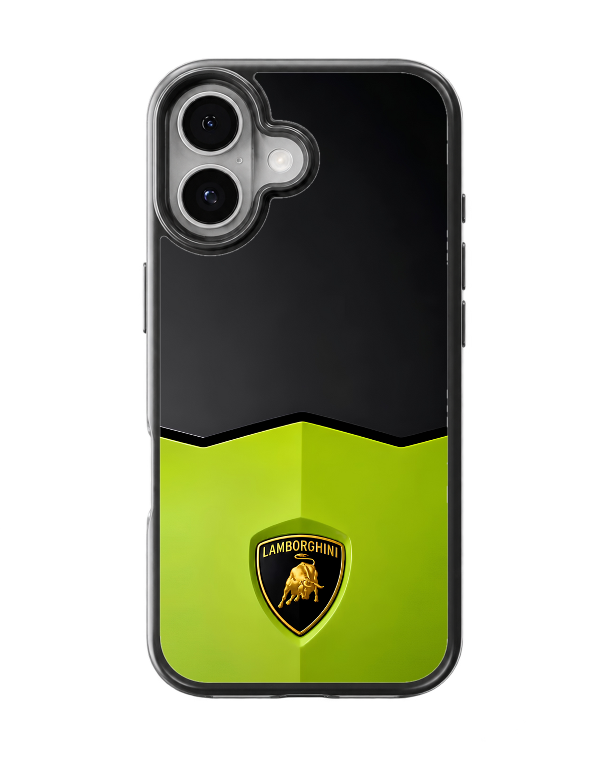 Lamborghini Black & Lime Green Luxury Supercar Premium Glass Covr