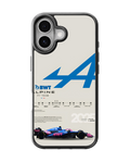 Alpine F1 Racing Aesthetic Premium Glass Phone Covr