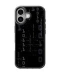 Binary Code Cyberpunk Premium Glass Phone Covr
