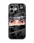 Itachi Uchiha Sharingan Torn Manga Premium Glass Covr