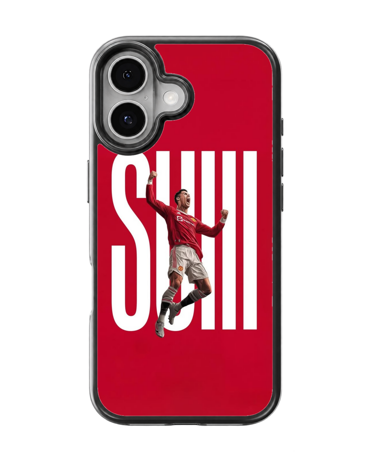 Cristiano Ronaldo SIUU Manchester United Football Premium Glass Covr