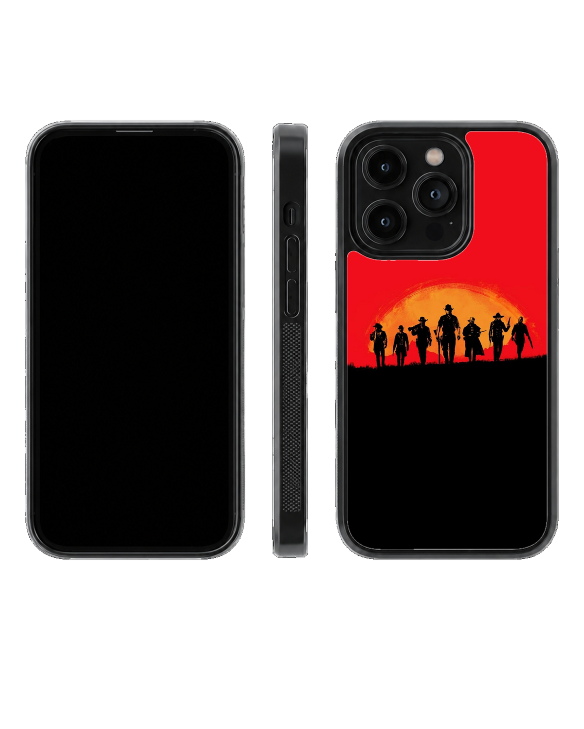 Red Dead Redemption 2 Van der Linde Gang Sunset Western Premium Glass Covr