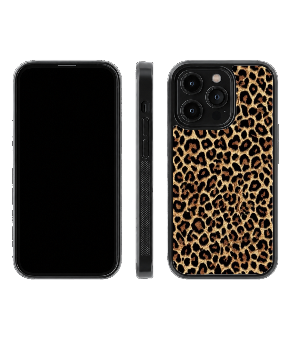 Leopard Print Premium Glass Phone Covr