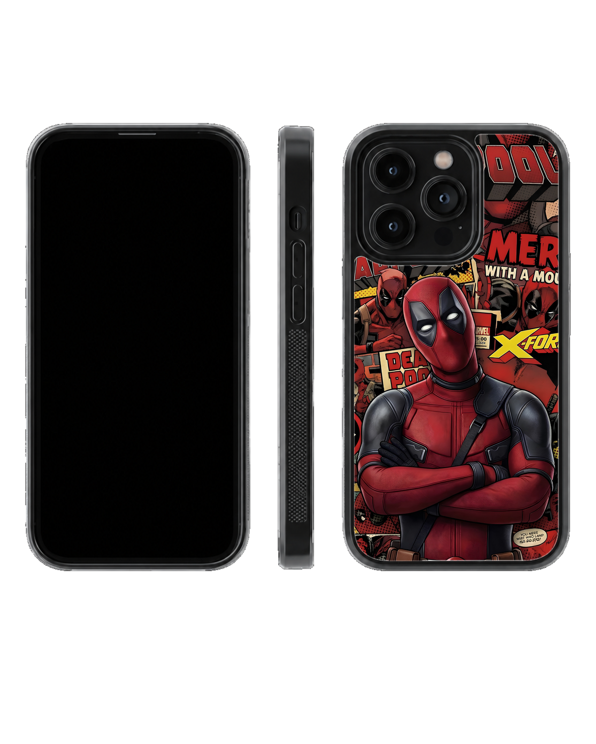 Deadpool Comic Pop Art Premium Glass Covr
