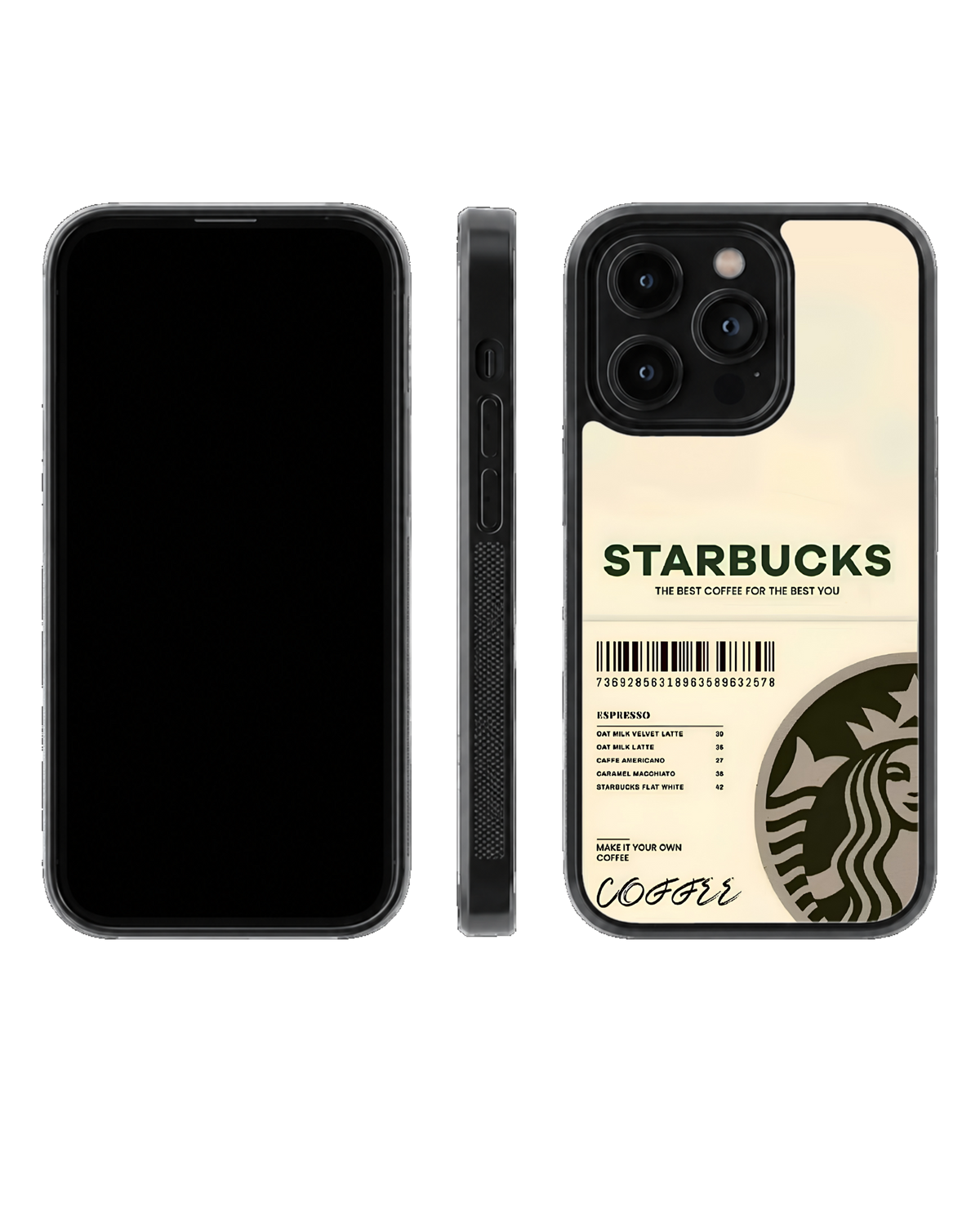 Starbucks Coffee Aesthetic Premium Glass Covr