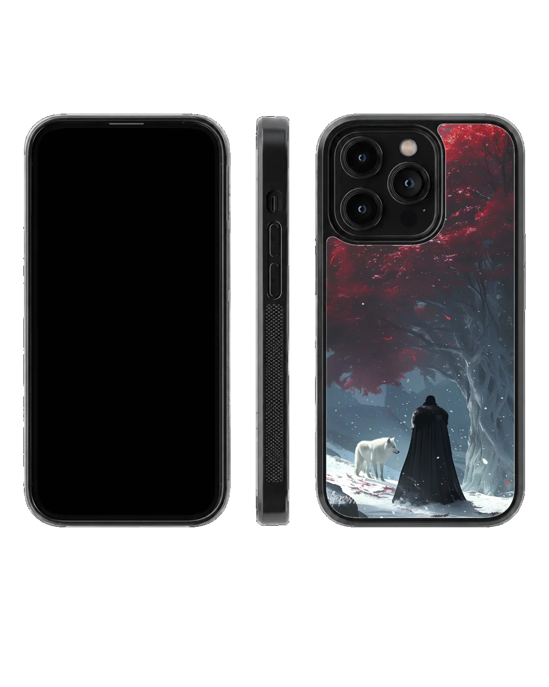 Game of Thrones Jon Snow Premium Glass Phone Covr