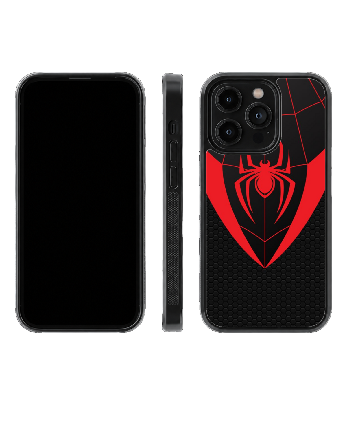 Spider-Man Miles Morales Logo Premium Glass Covr