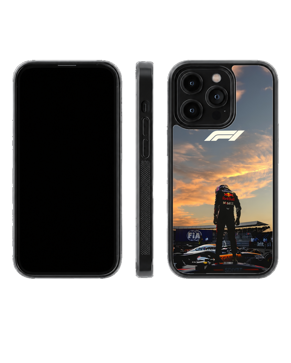 F1 Max Verstappen Aesthetic Premium Glass Phone Covr