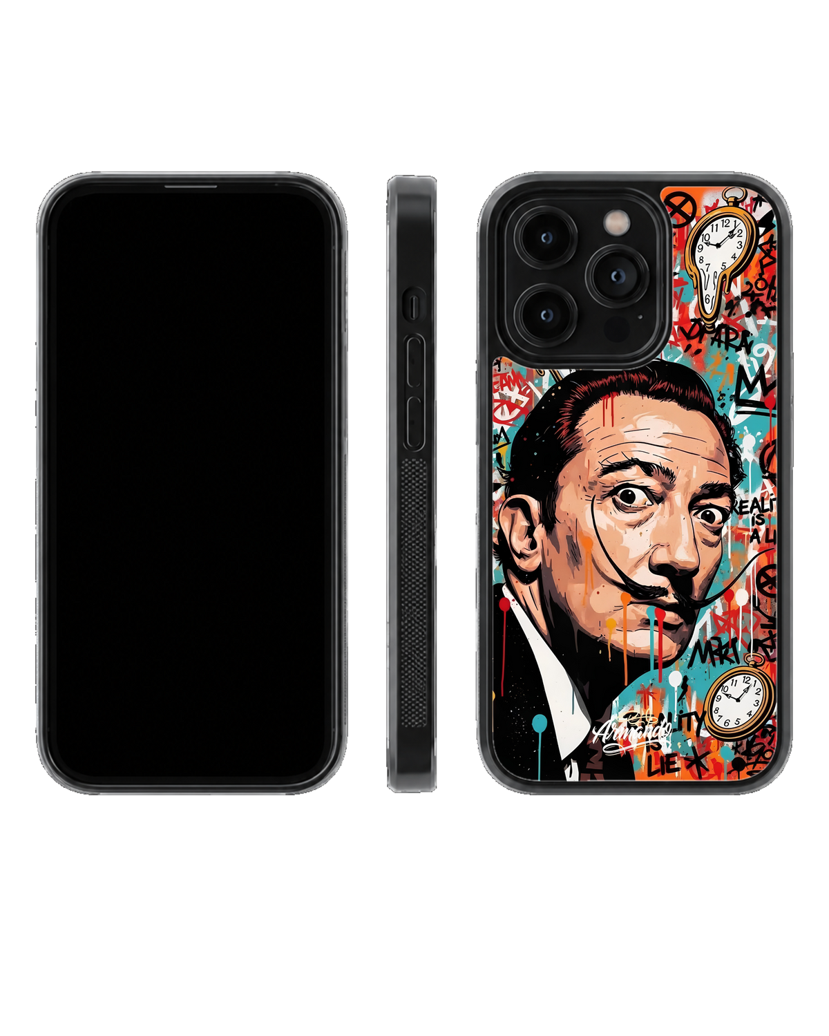 Surrealist Artist Aesthetic Glass Phone Covr