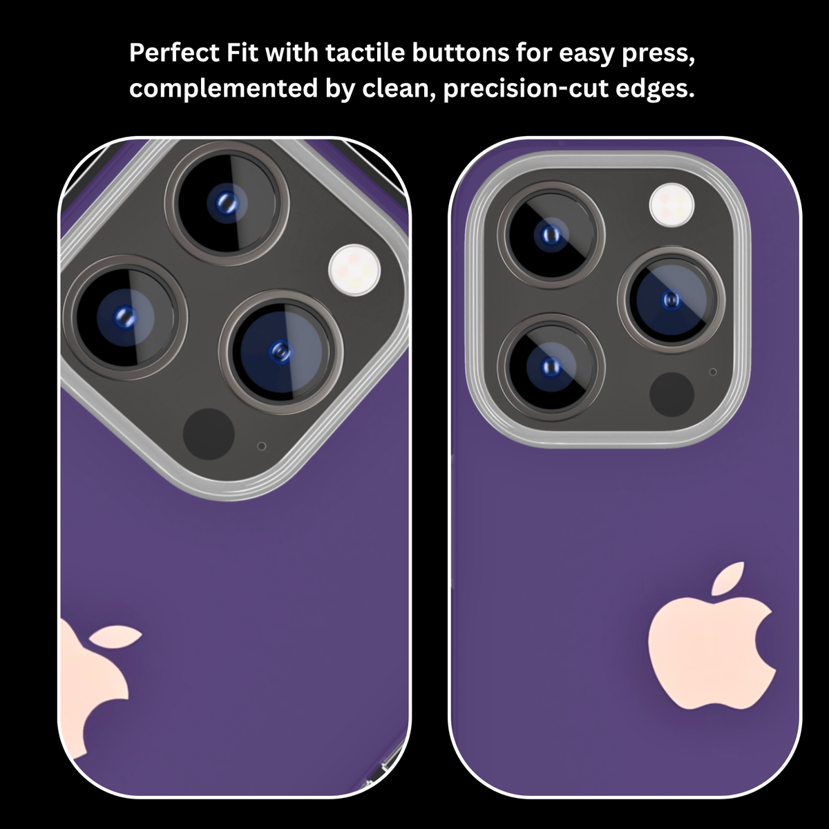 Purple Bite – Minimalist Purple Premium Glass Phone Covr