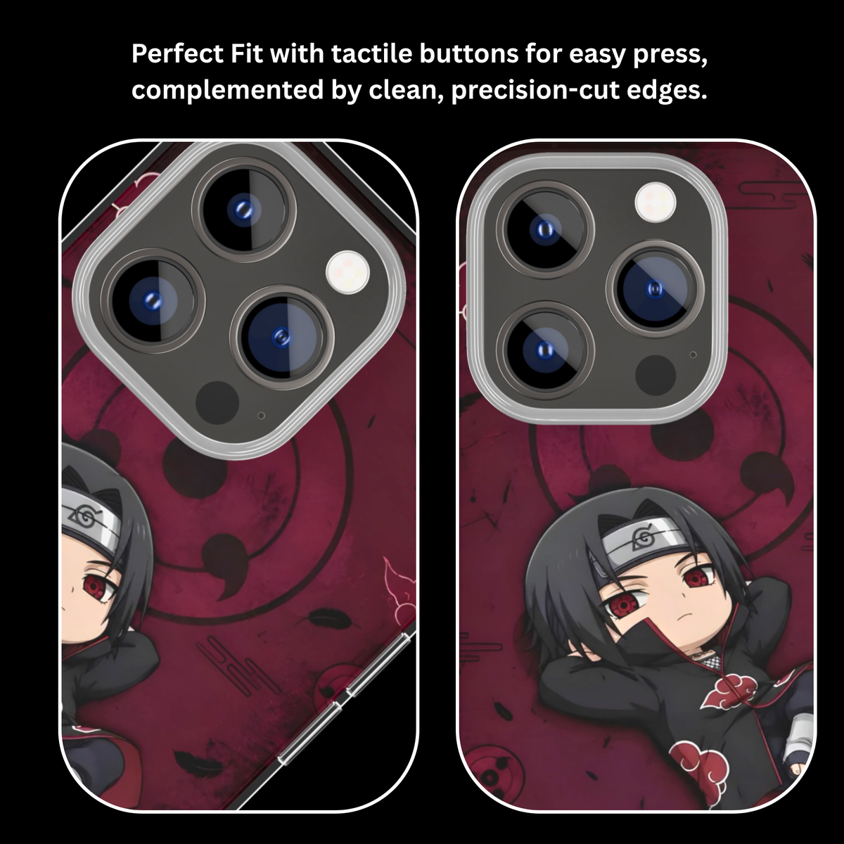 Itachi Chibi Character Theme Glass Phone Covr