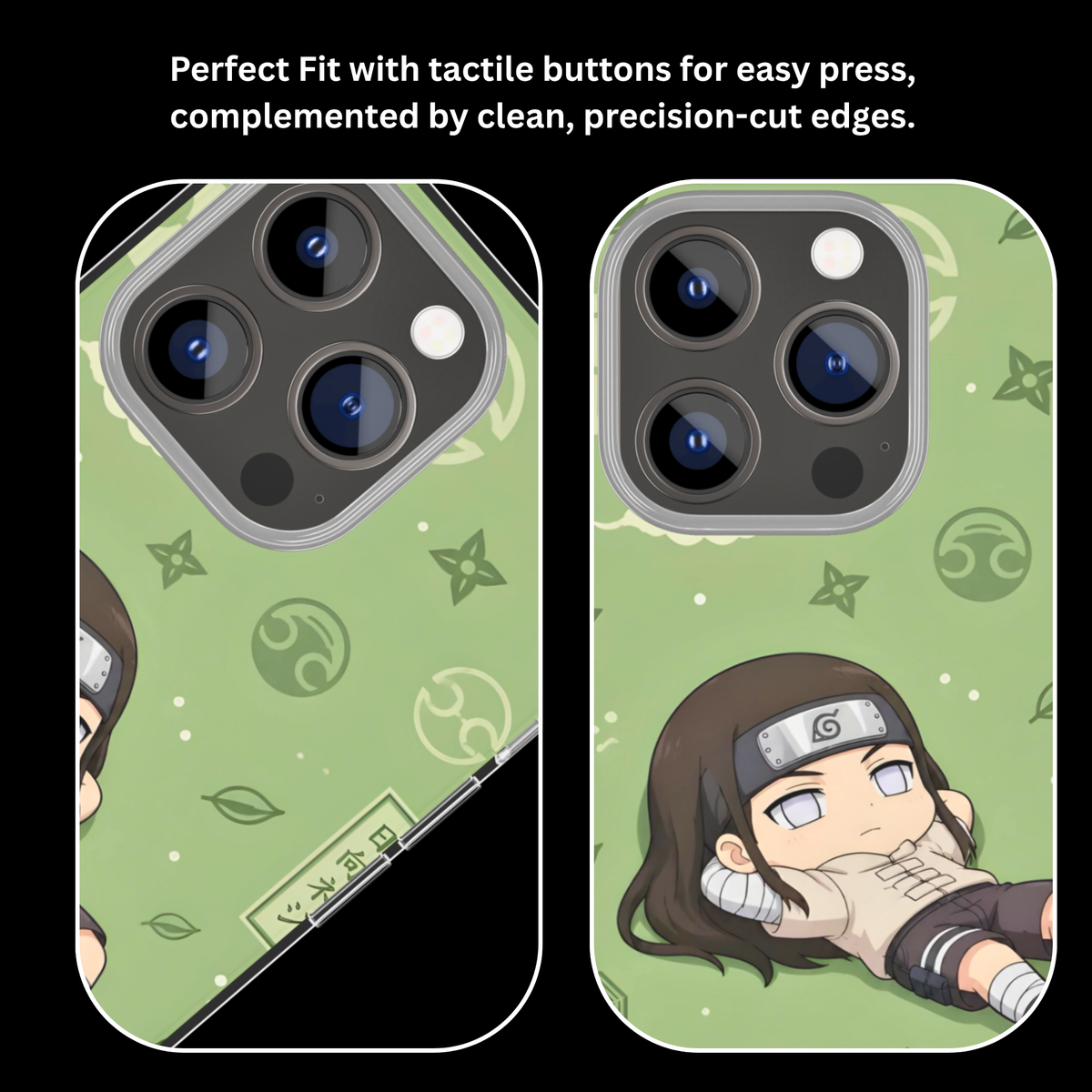 Neji Chibi Character Theme Glass Phone Covr