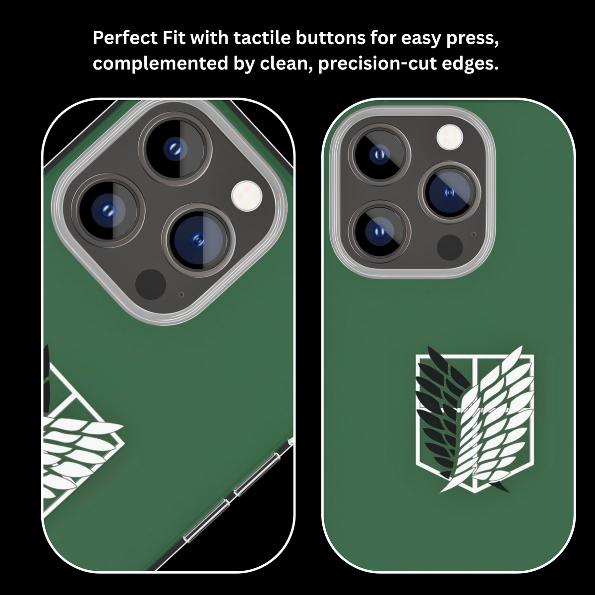 Wings of Freedom AOT Symbol Theme Glass Phone Covr