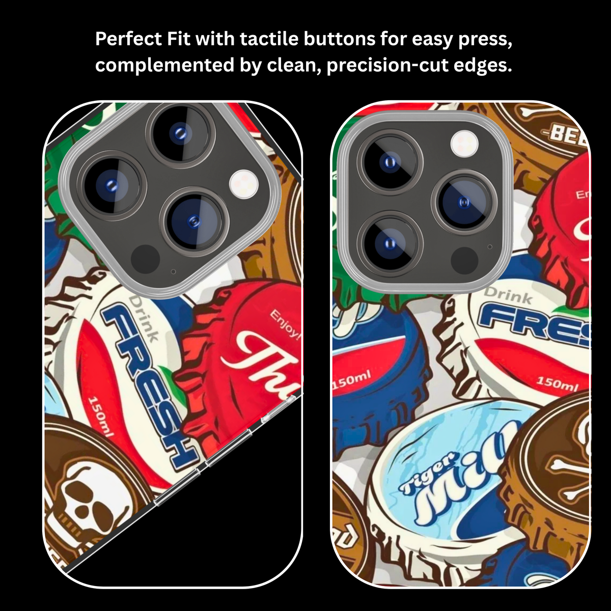 Retro Bottle Cap Premium Glass Covr