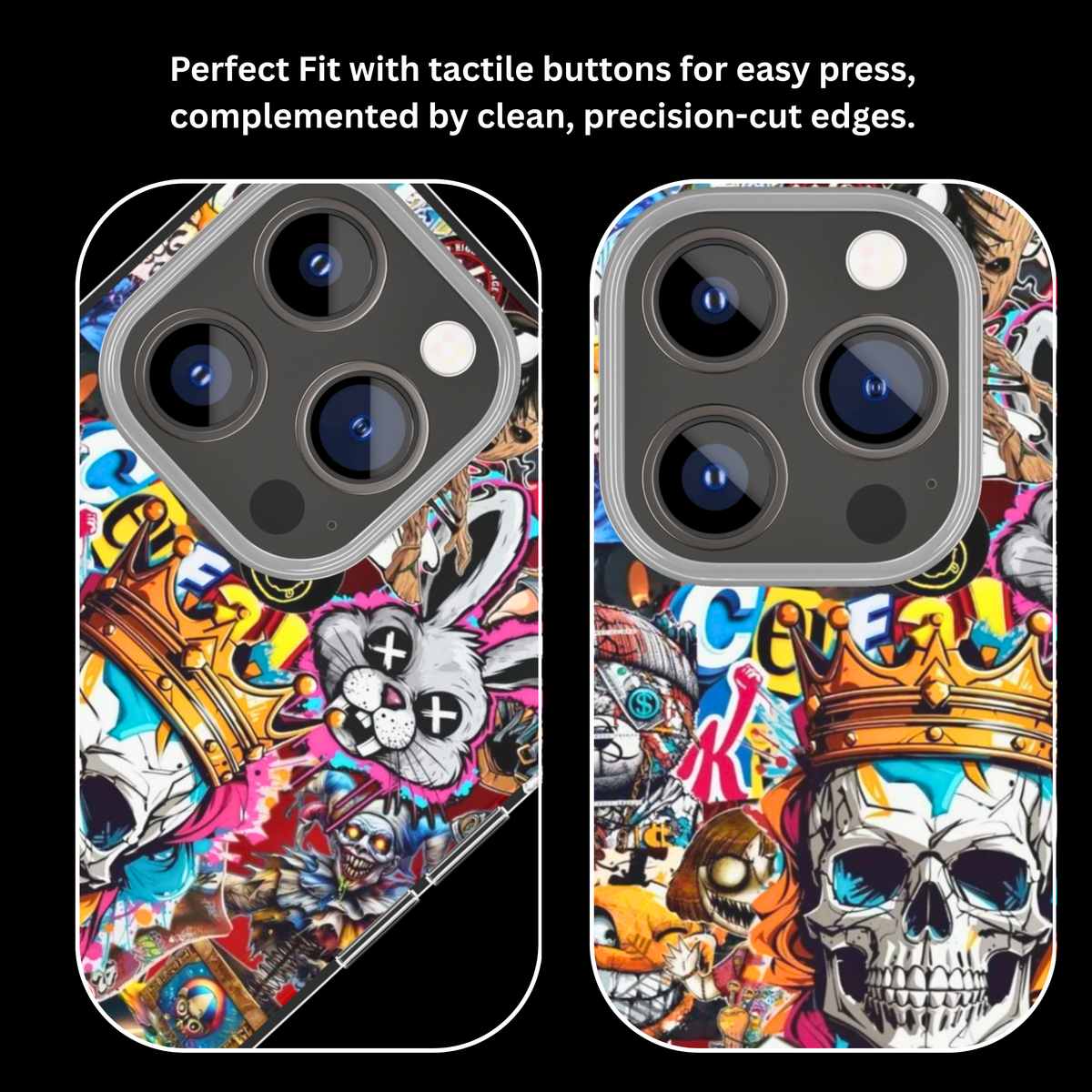 Skull King Streetwear Glass Phone Covr