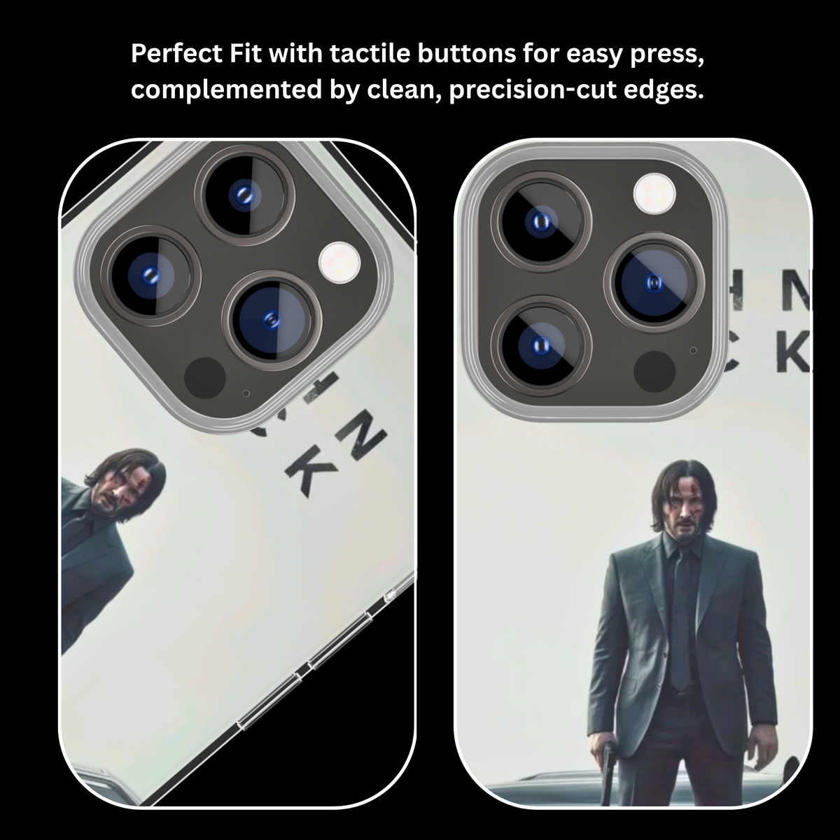 John Wick Premium Glass Phone Covr