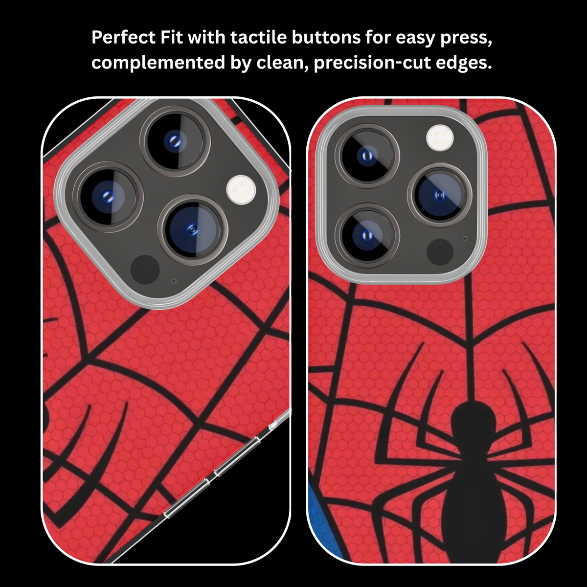 Spider-Man Classic Red Blue Minimalist Premium Glass Covr