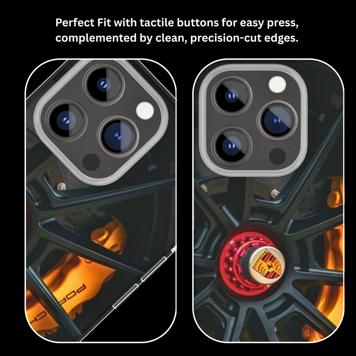 Porsche Wheel Aesthetic Premium Glass Phone Covr