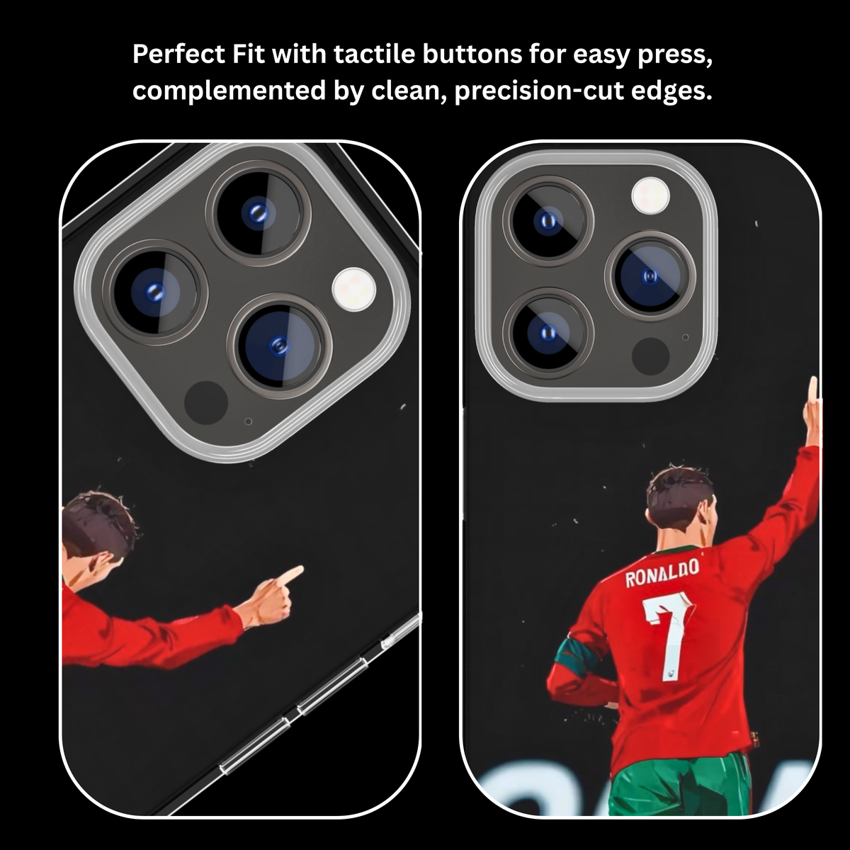 Cristiano Ronaldo Portugal CR7 Football Premium Glass Covr