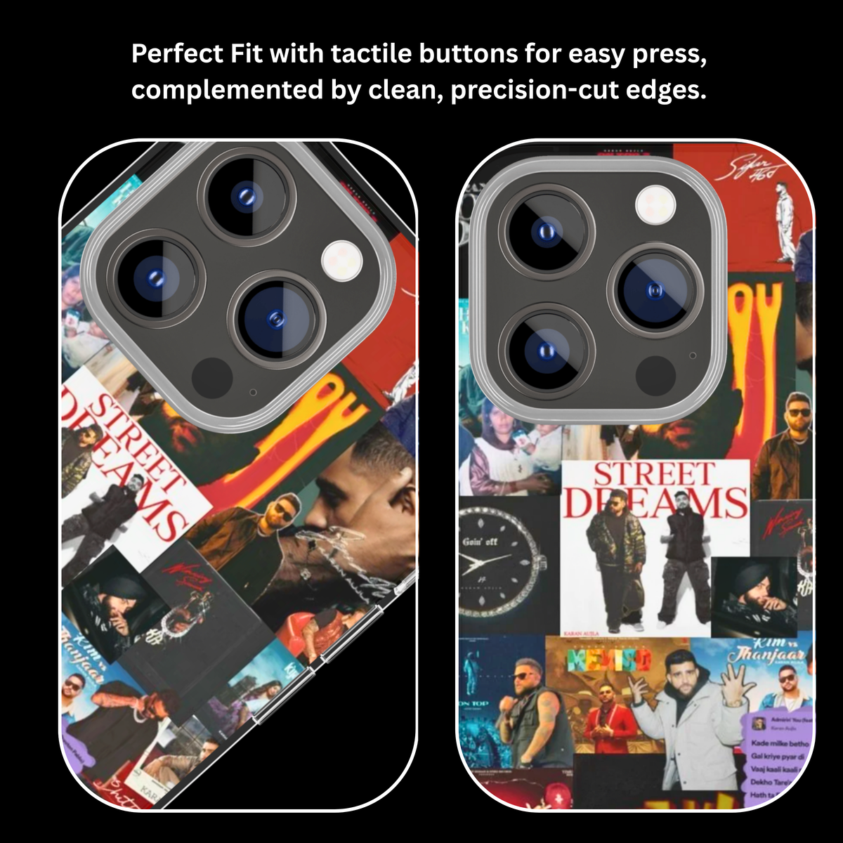 Karan Aujla Indian Hip Hop Aesthetic Glass Phone Covr
