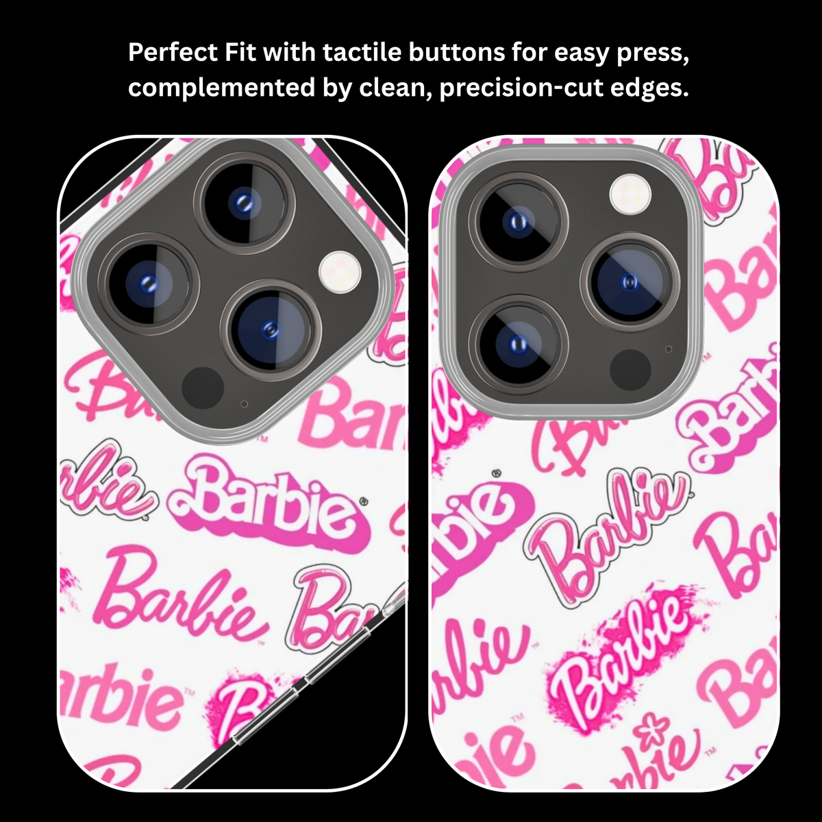 Barbie Pink Logo Pattern Girly Y2K Aesthetic Premium Glass Covr