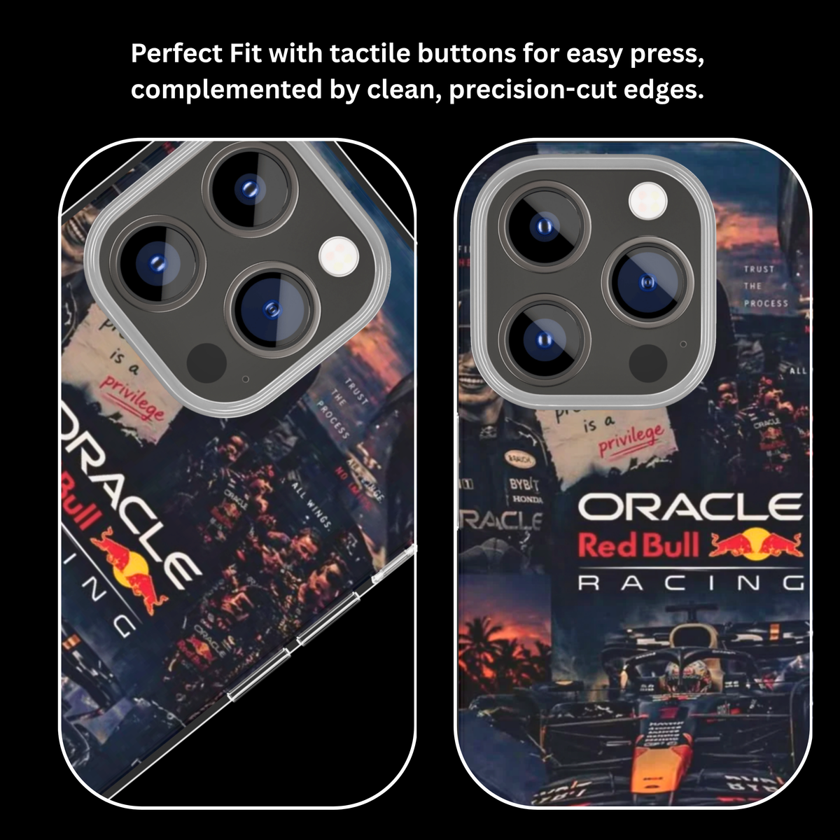 Red Bull Racing F1 Aesthetic Premium Glass Phone Covr