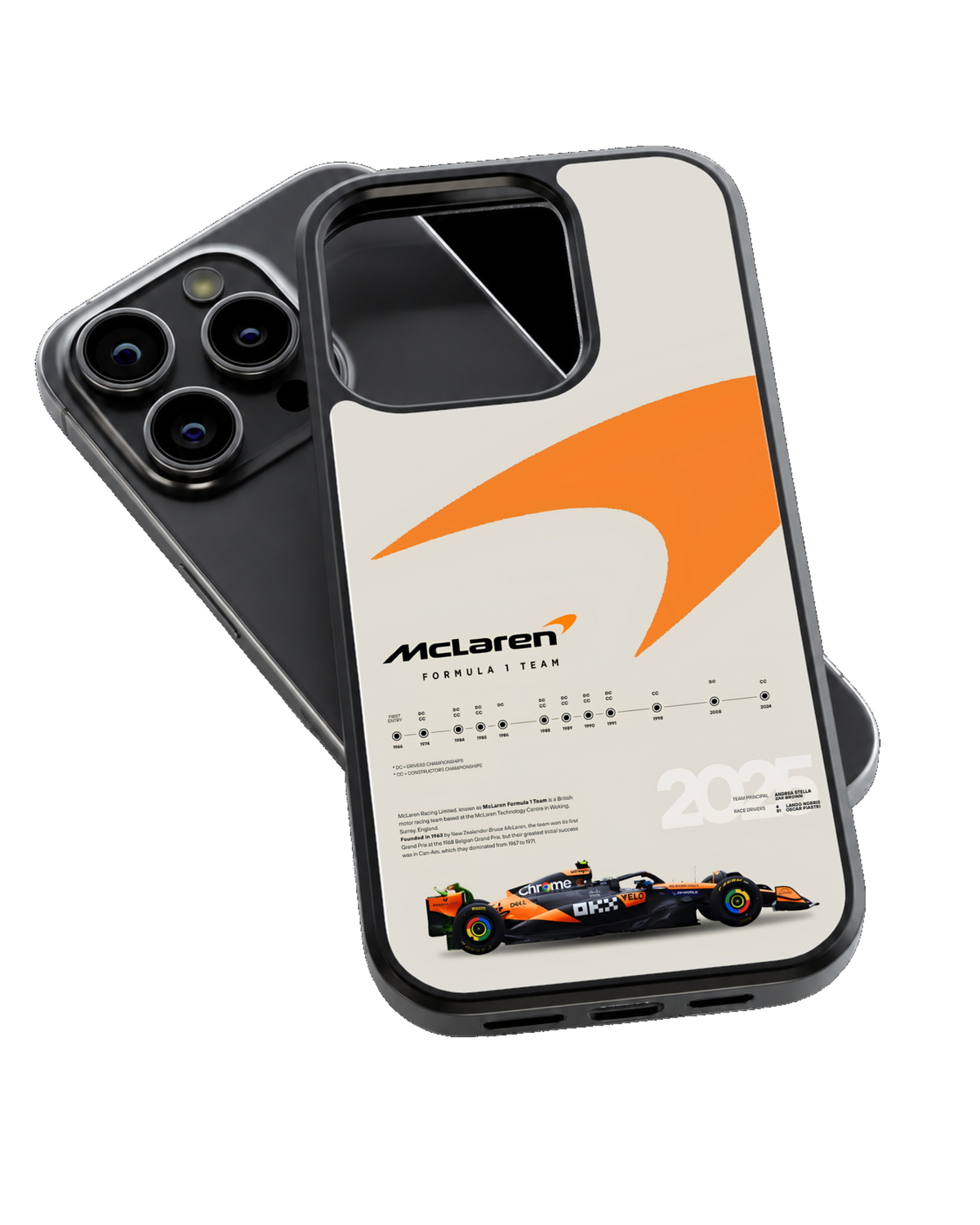 McLaren Racing Aesthetic Premium Glass Phone Covr