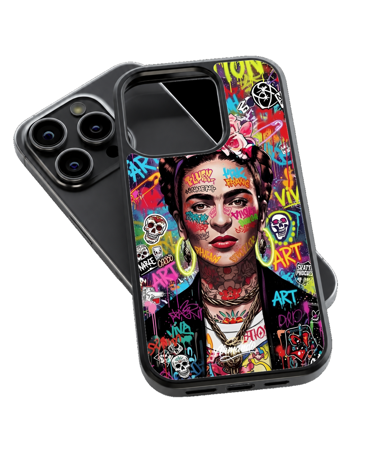Graffiti Girl Aesthetic Glass Phone Covr