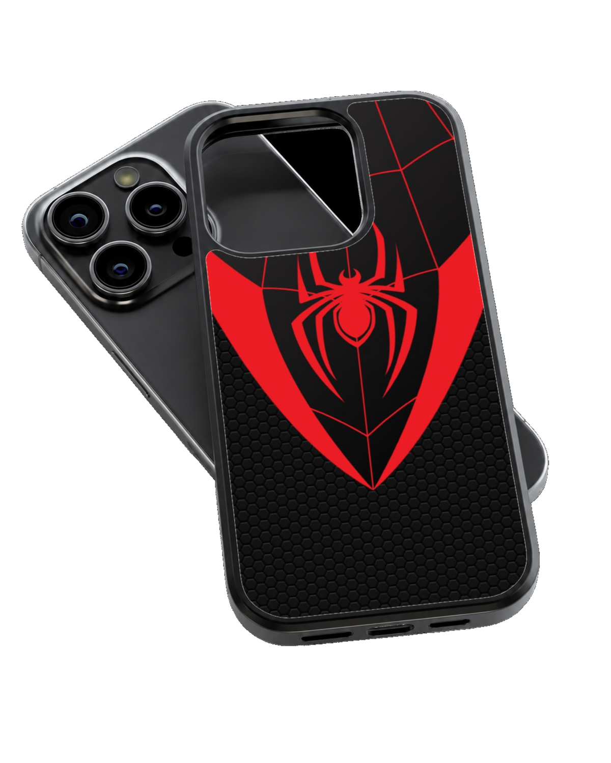 Spider-Man Miles Morales Logo Premium Glass Covr