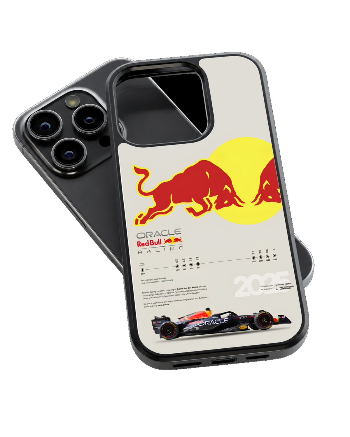 Red Bull Racing Aesthetic Premium Glass Phone Covr