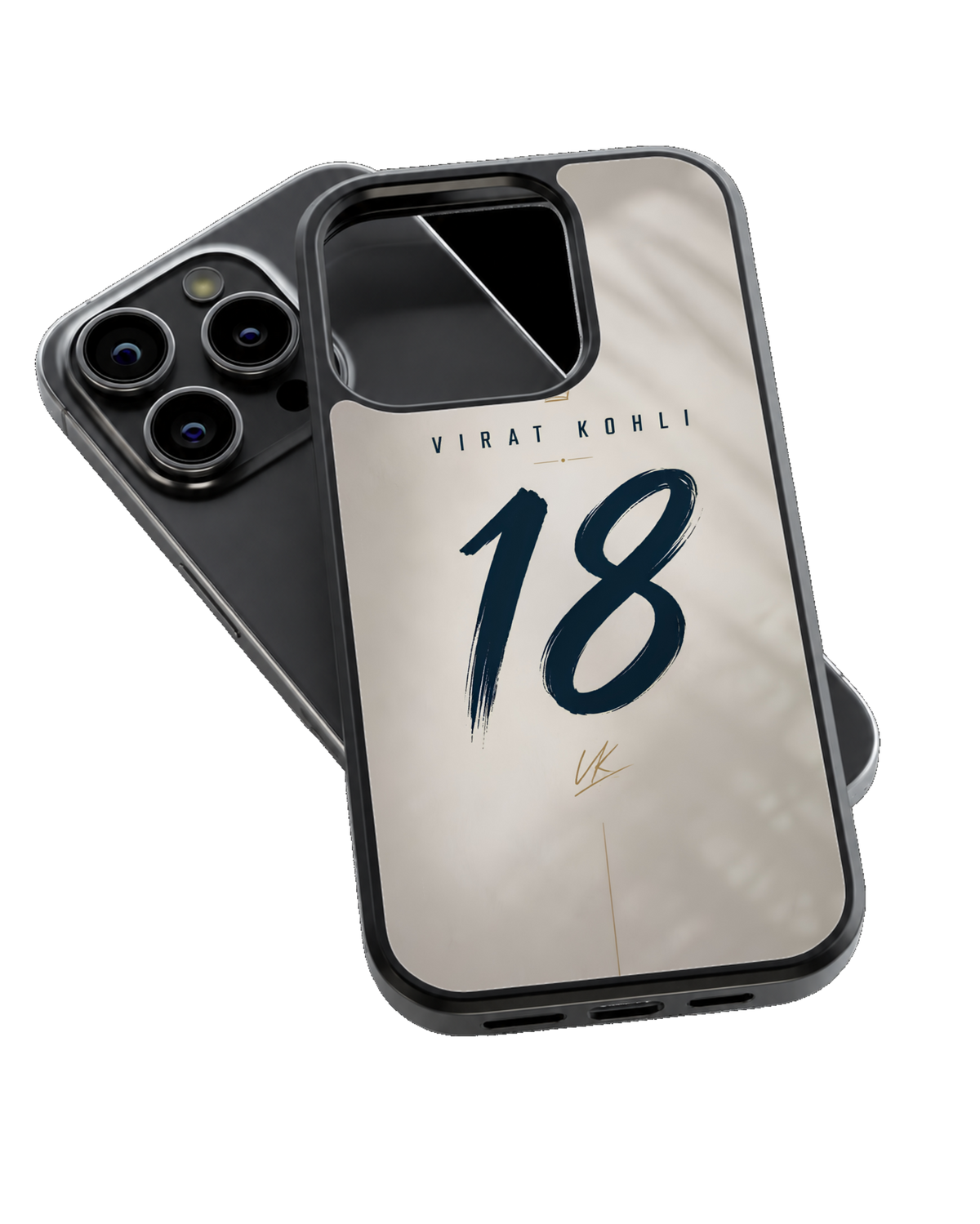 Virat Kohli 18 Cricket Premium Glass Covr