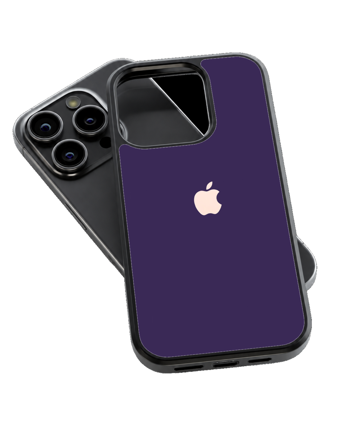 Purple Bite – Minimalist Purple Premium Glass Phone Covr