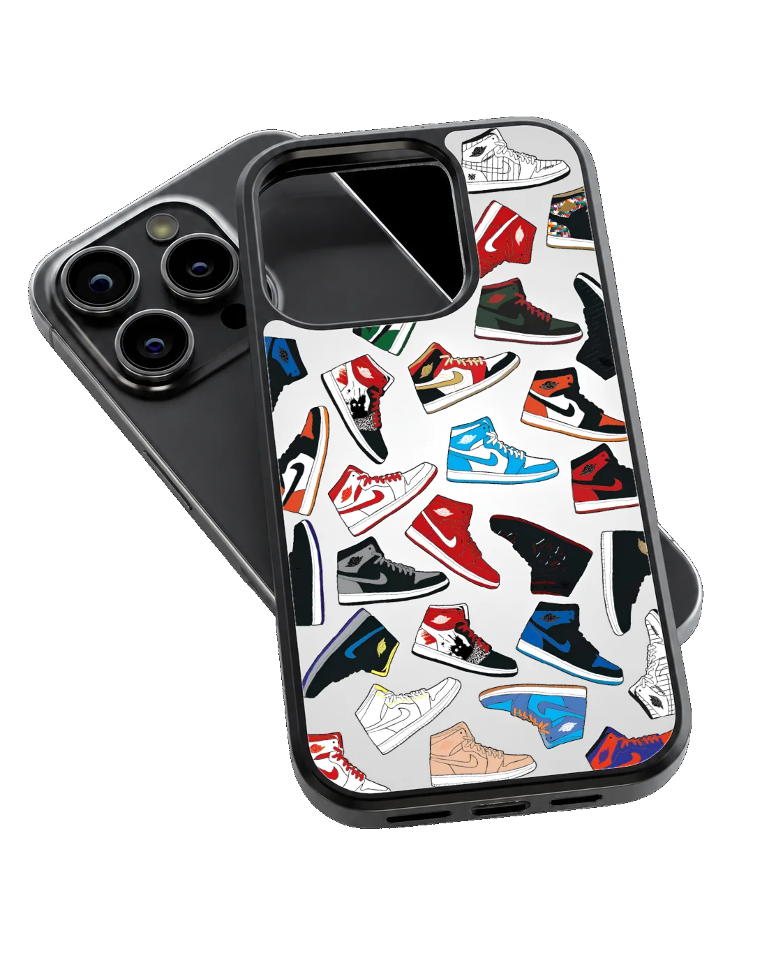 Sneaker Collage Aesthetic Glass Phone Covr