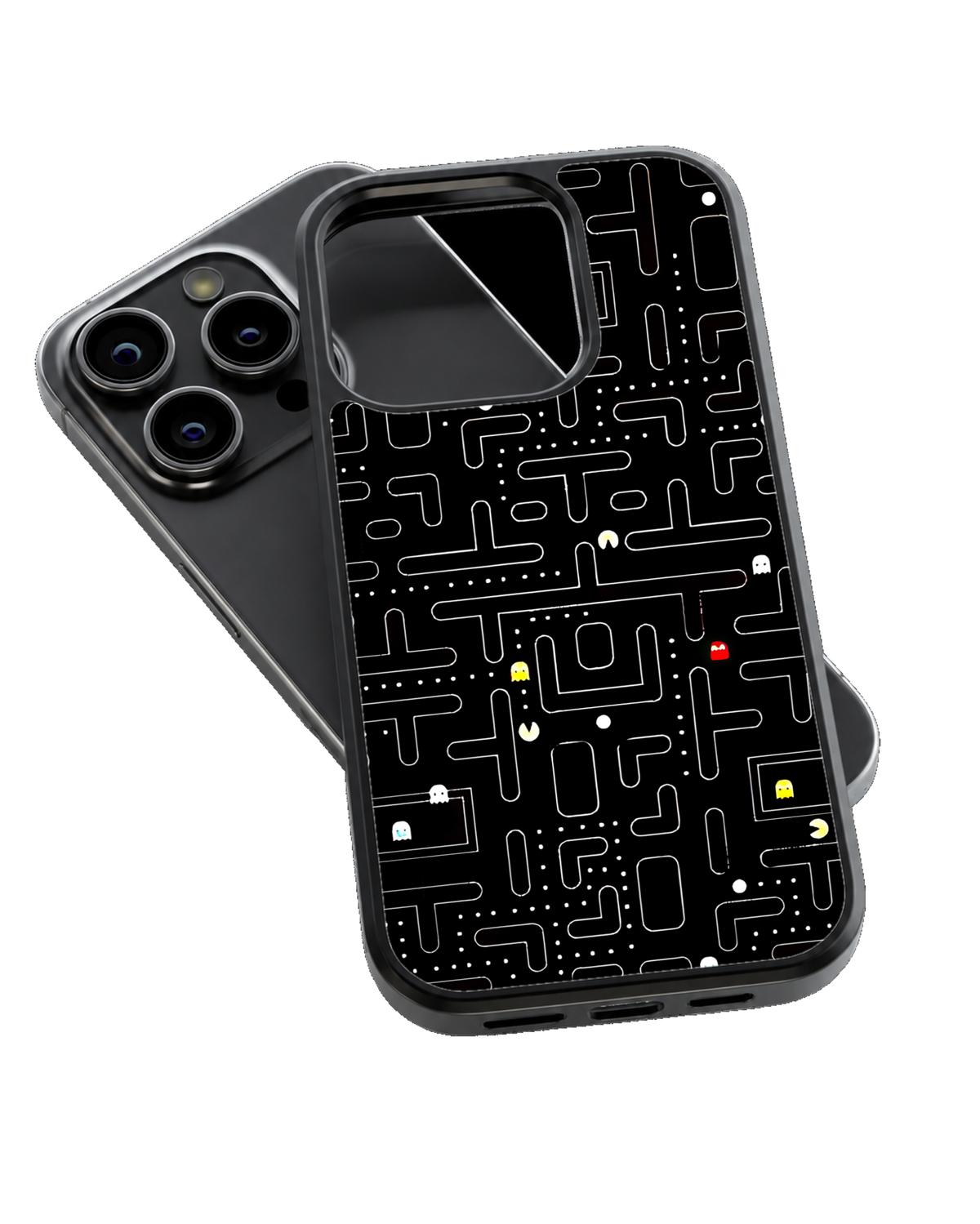 Pac-Man Maze Gaming Premium Glass Phone Covr