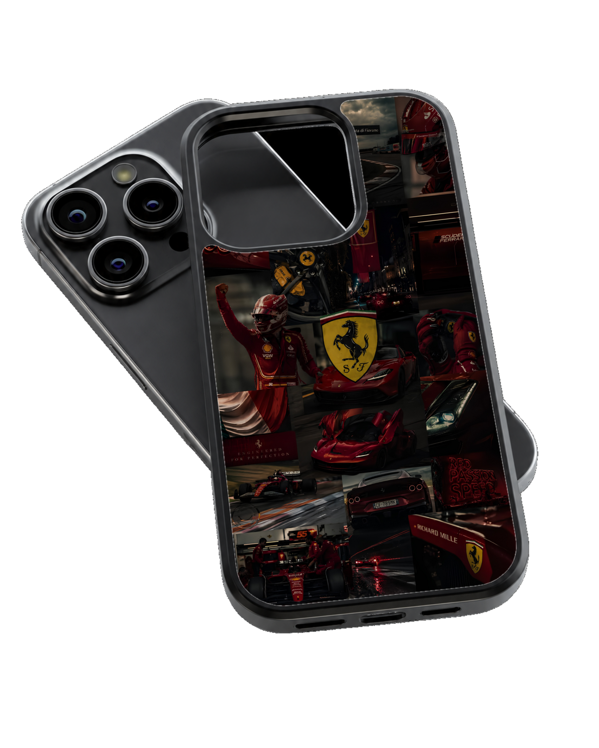 Ferrari Racing Aesthetic Premium Glass Phone Covr