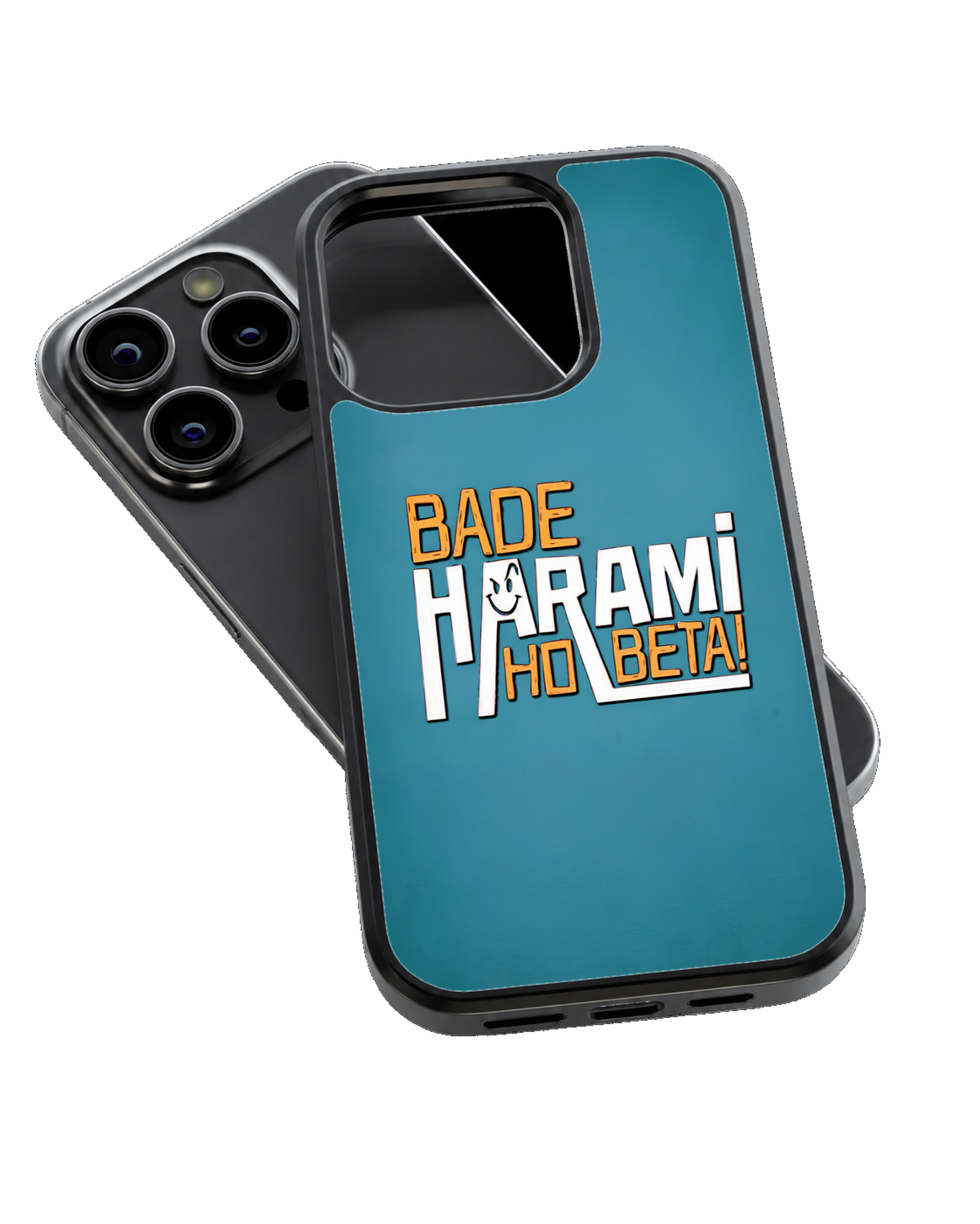 Bade Harami Ho Beta Aesthetic Glass Phone Covr