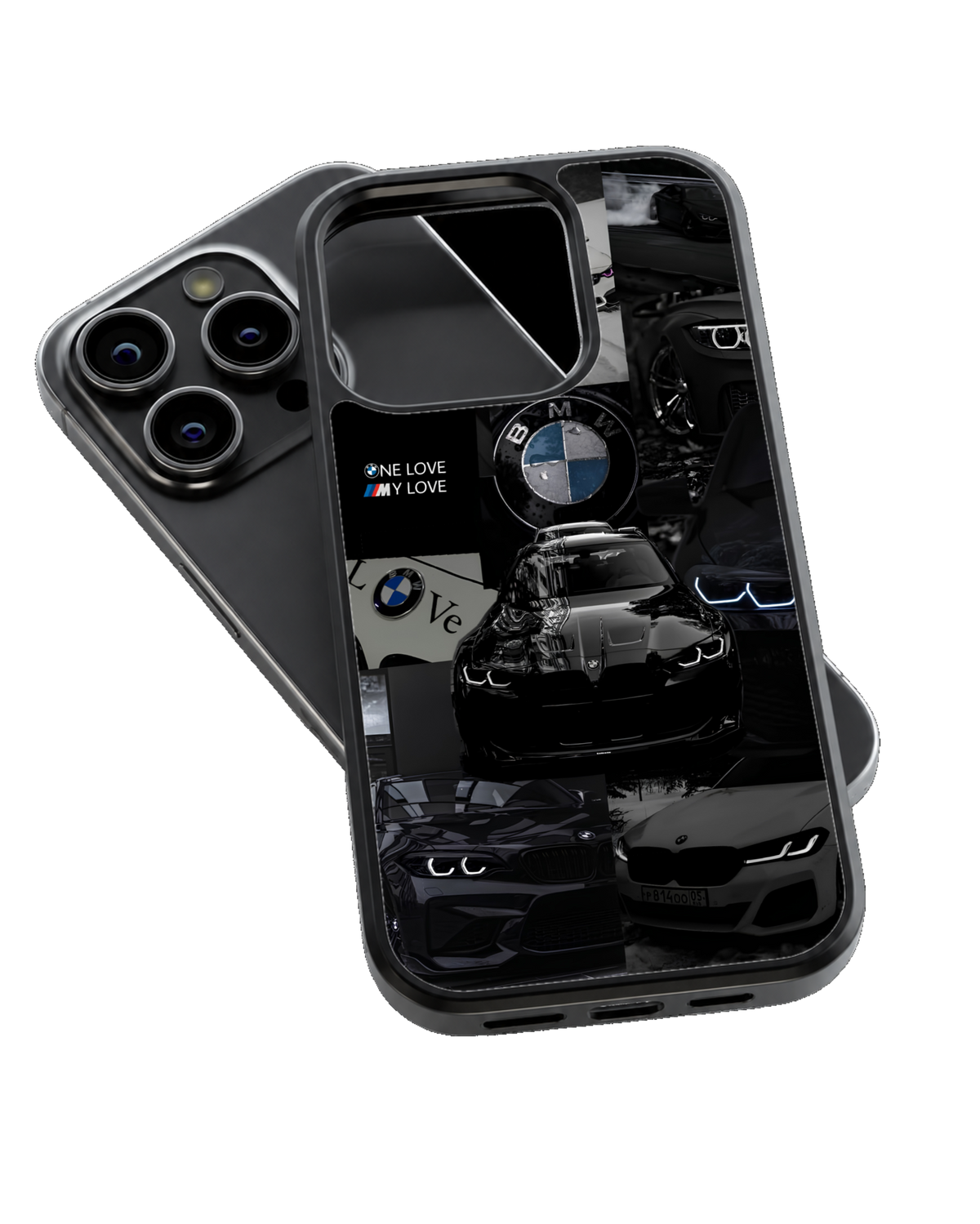 BMW Car Collage Premium Glass Phone Covr