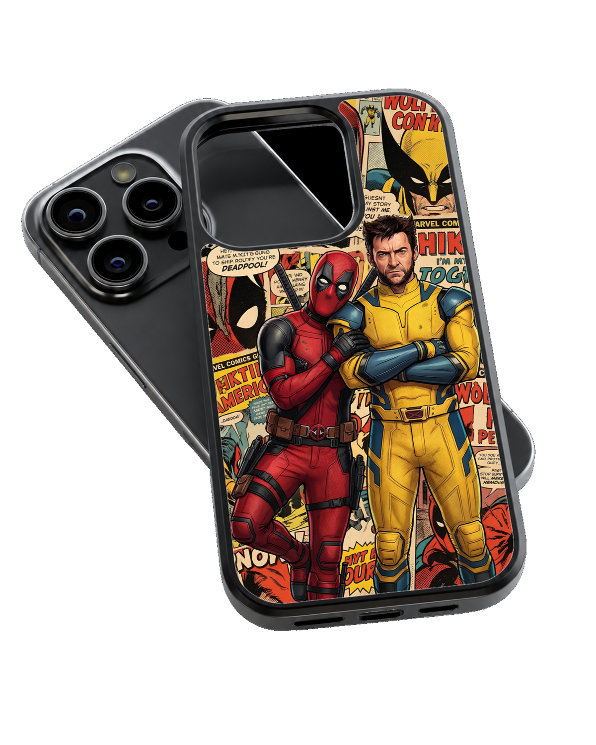 Deadpool & Wolverine Aesthetic Glass Phone Covr