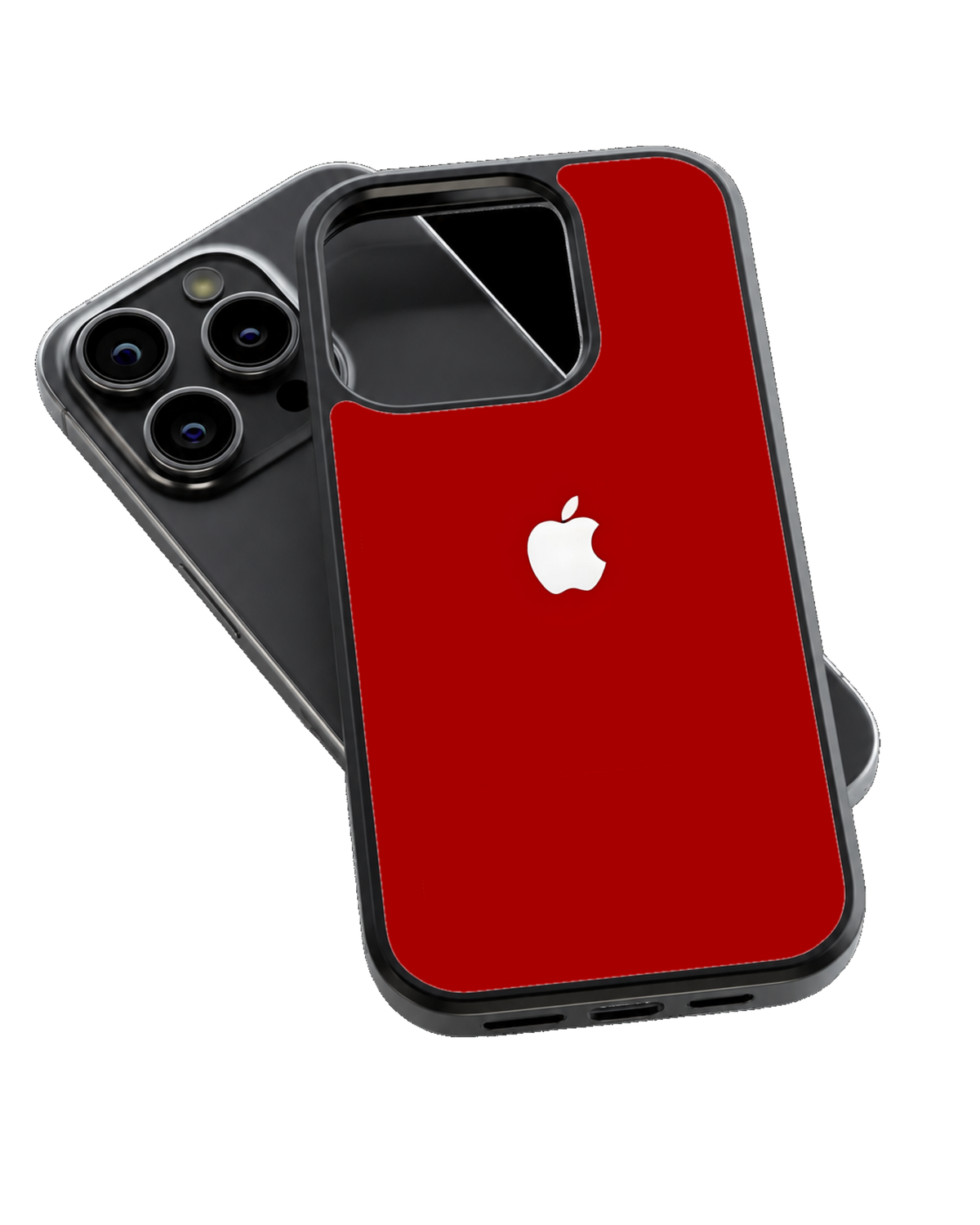 Red Bite – Minimalist Red Premium Glass Phone Covr