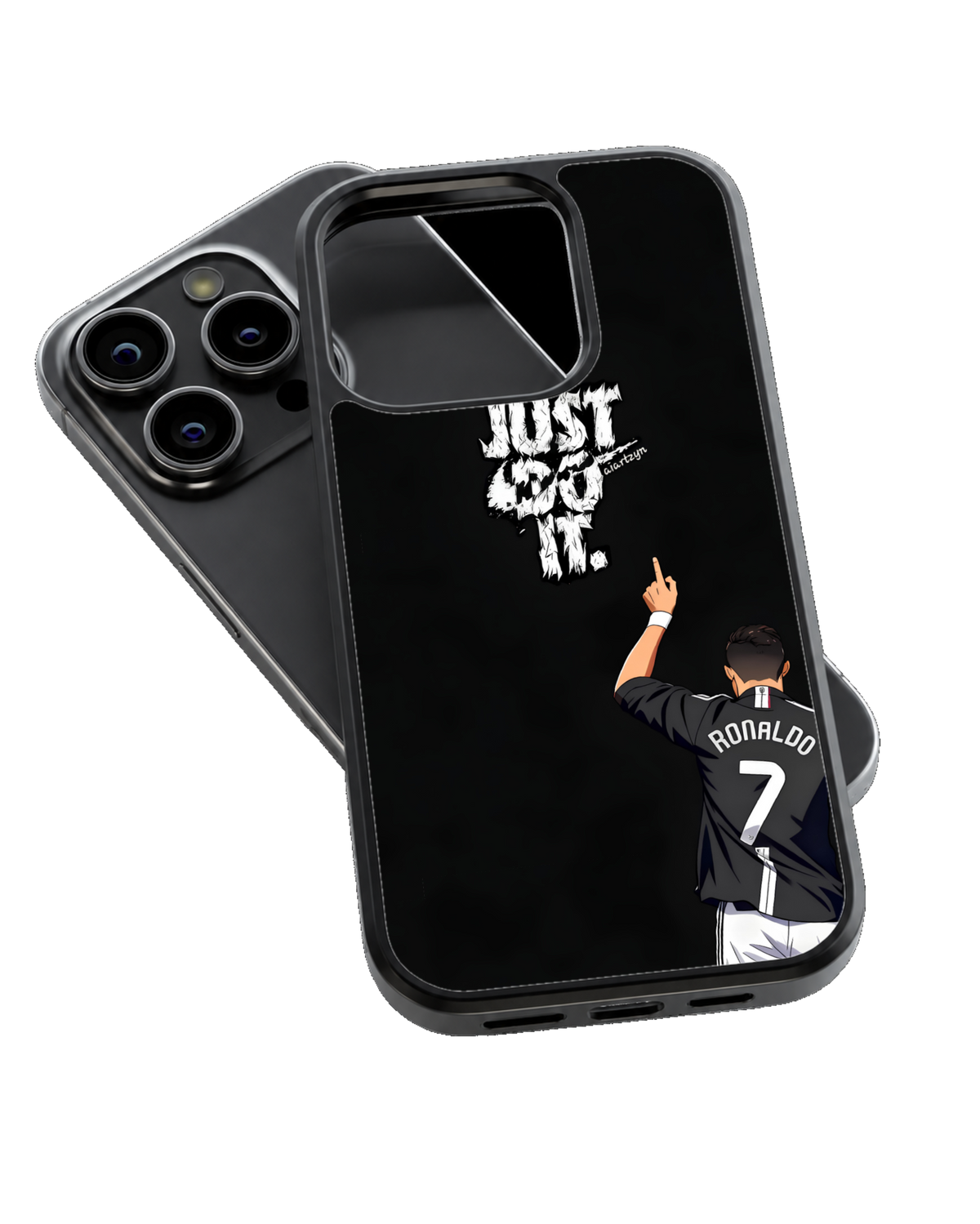Cristiano Ronaldo Just Do It Premium Glass Covr