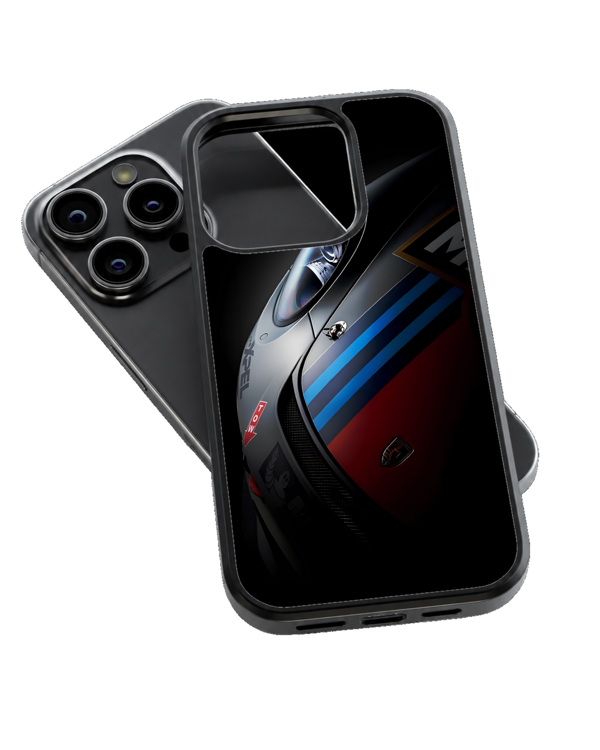 Porsche Aesthetic Sports Car Premium Glass Phone Covr