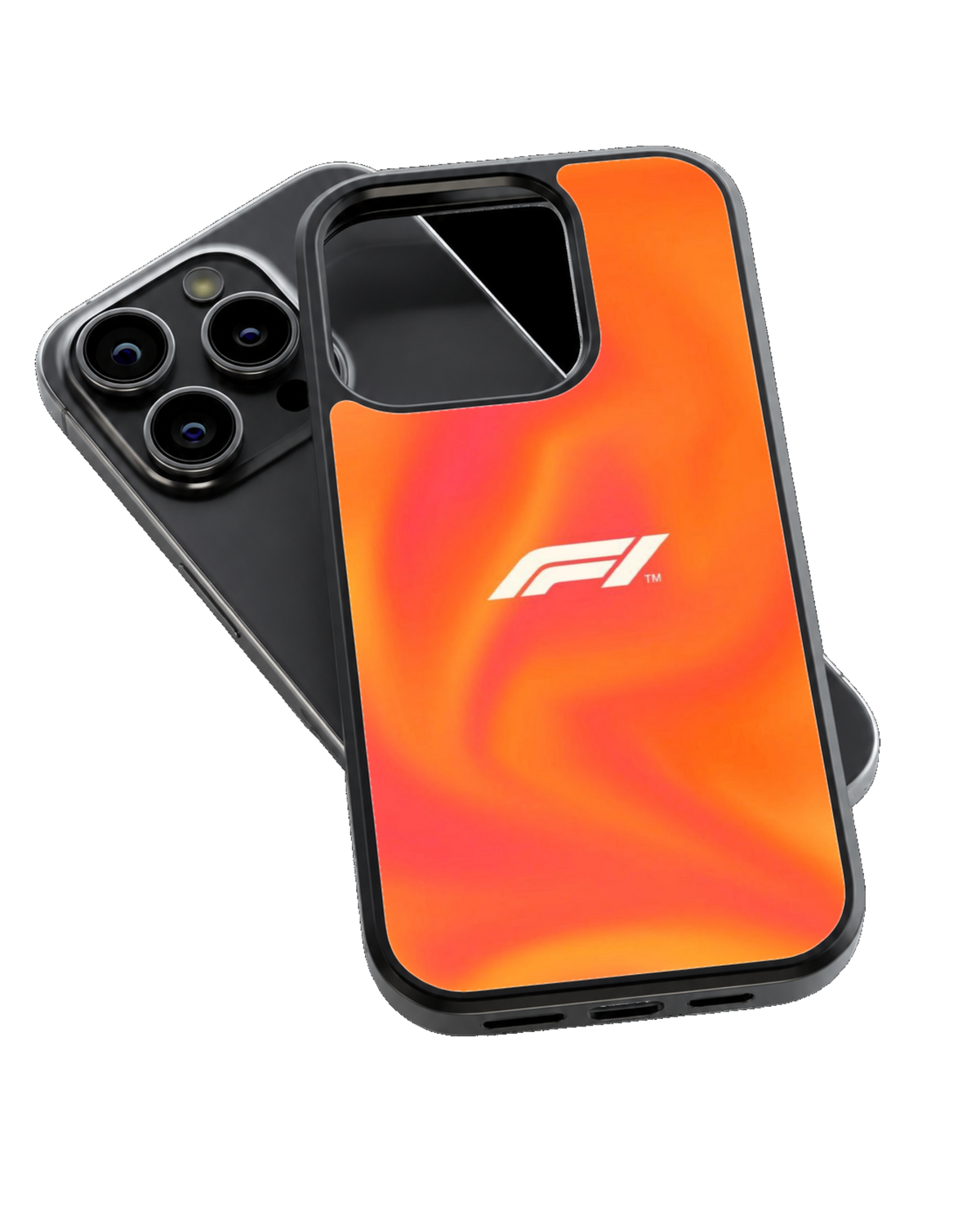 F1 Orange & Red Gradient Racing Motorsport Premium Glass Covr
