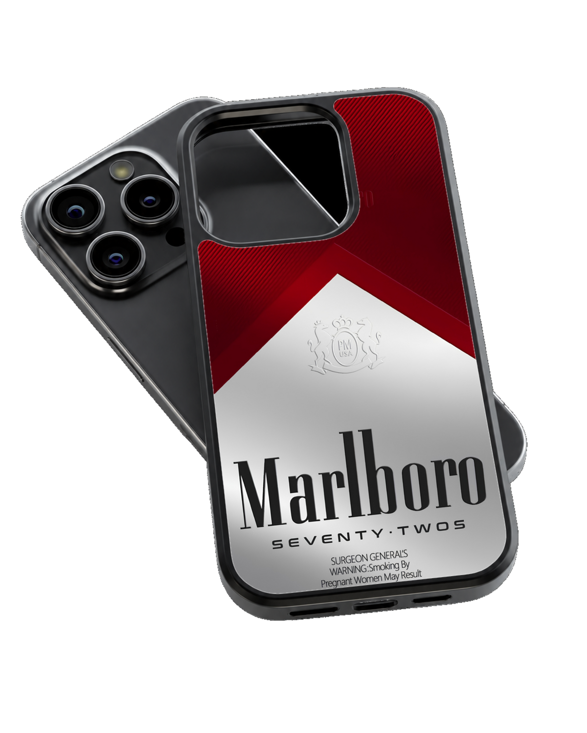Marlboro Seventy-Twos Vintage Aesthetic Premium Glass Covr