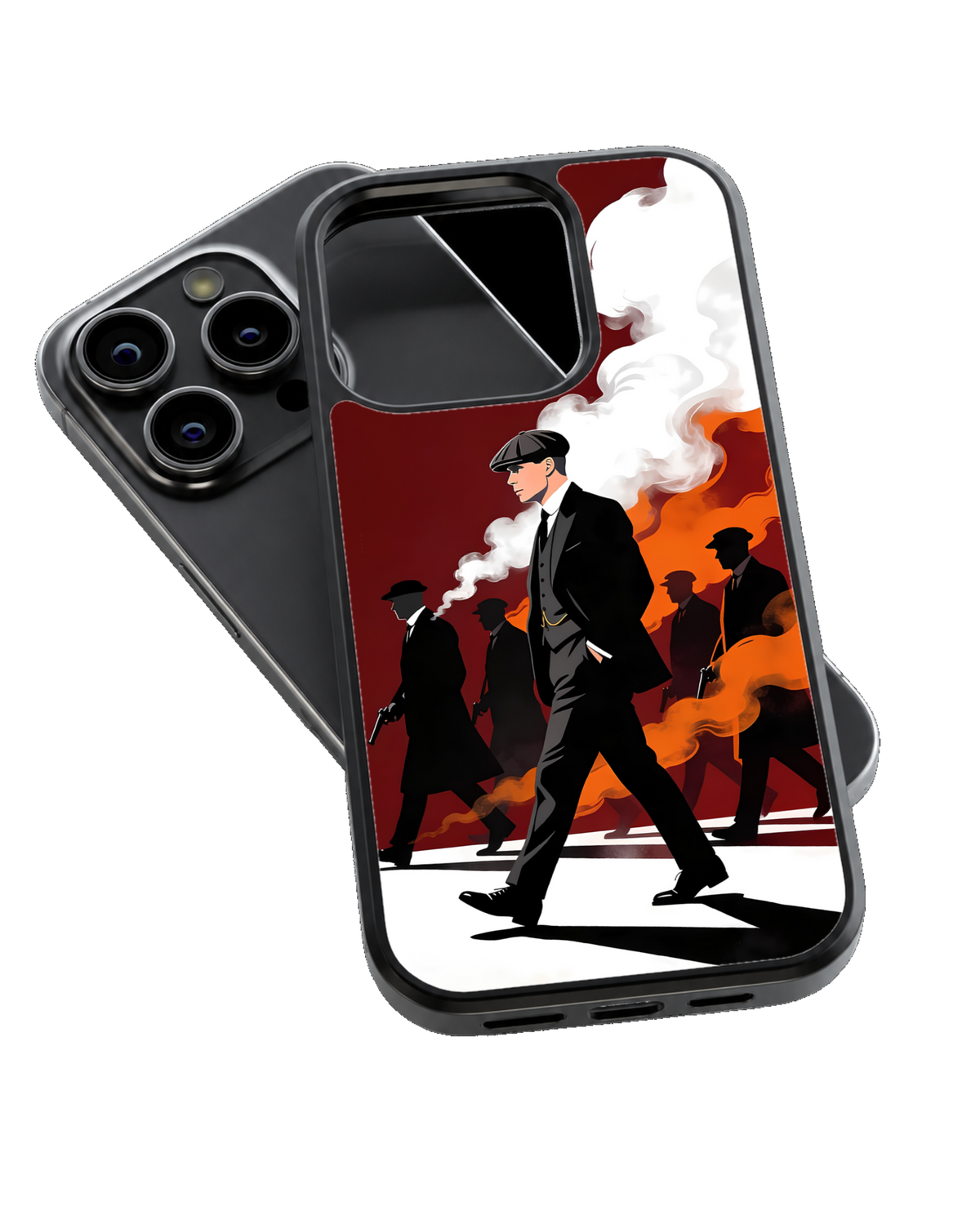 Peaky Blinders Thomas Shelby Vintage Gangster Aesthetic Premium Glass Covr
