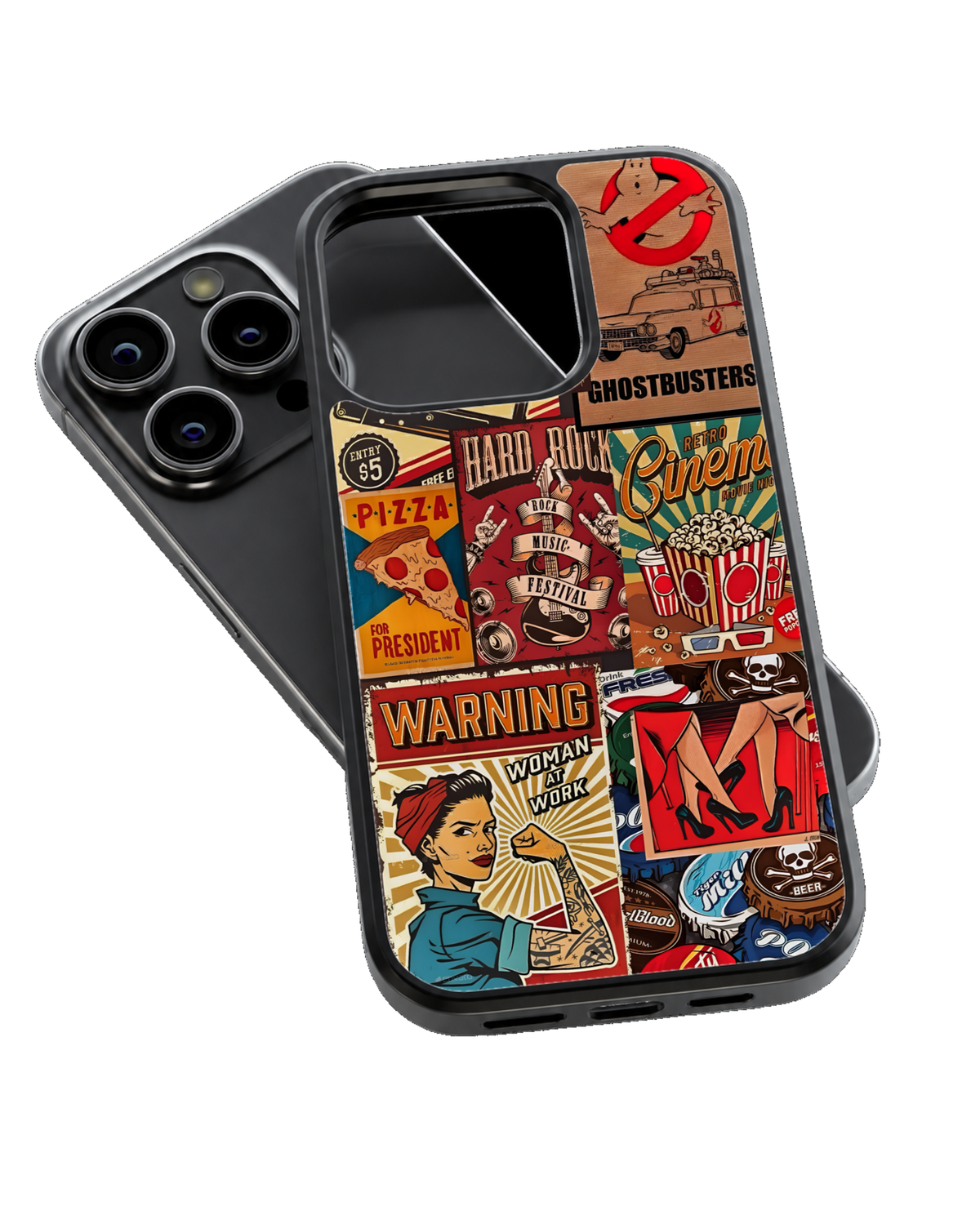 Retro Pop Culture Premium Aesthetic Phone Covr
