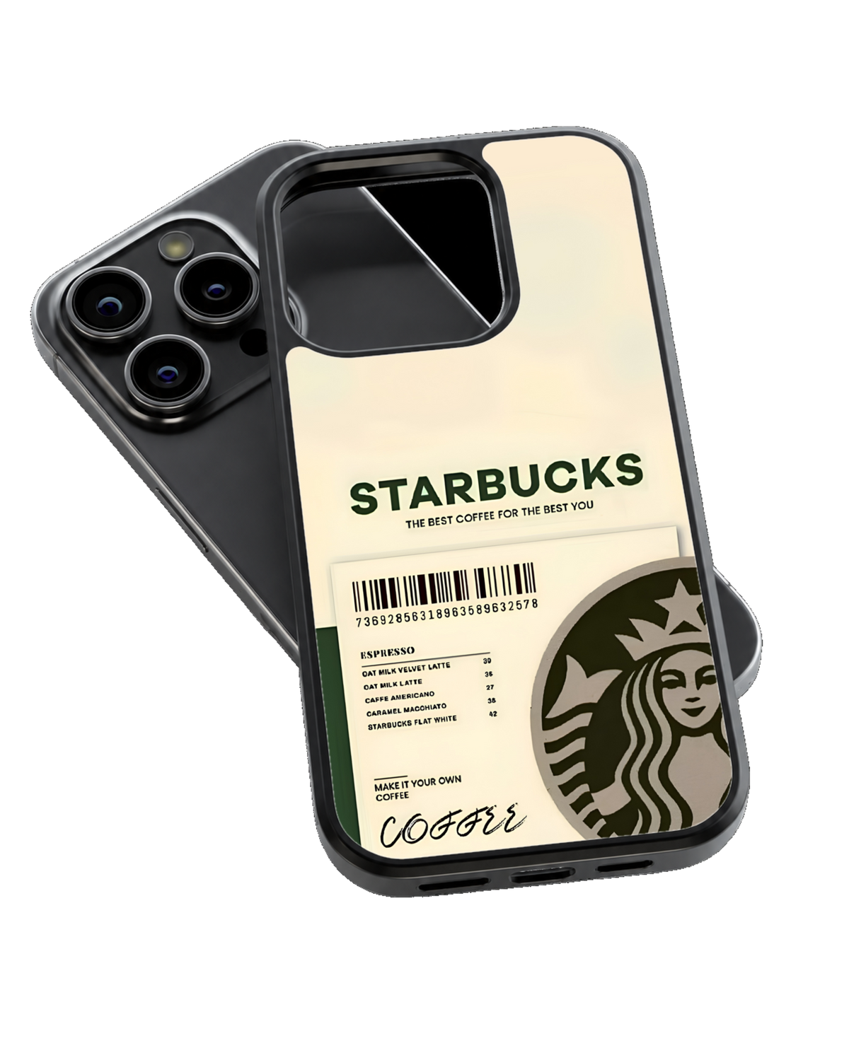 Starbucks Coffee Aesthetic Premium Glass Covr